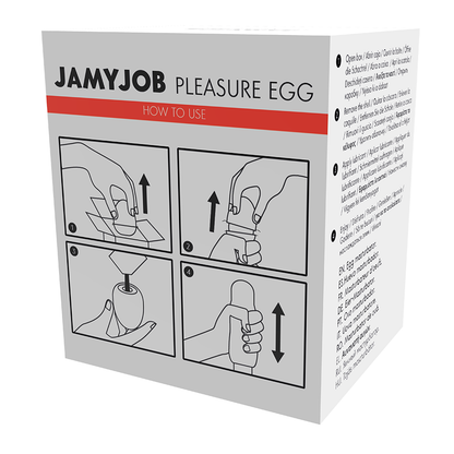 JAMYJOB EGG MASTURBATOR WHITE EDITION DISCRETT
