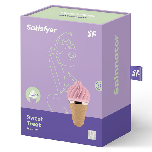 SATISFYER DOCE DE LEITE SPINNATOR MARROM E ROSA