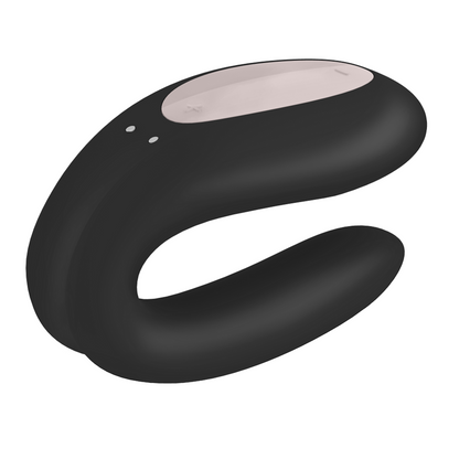 SATISFYER DOUBLE JOY COM APP PRETO
