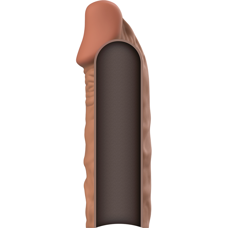 VIRILXL PENIS EXTENDER EXTRA COMFORT SLEEVE V5 BROWN